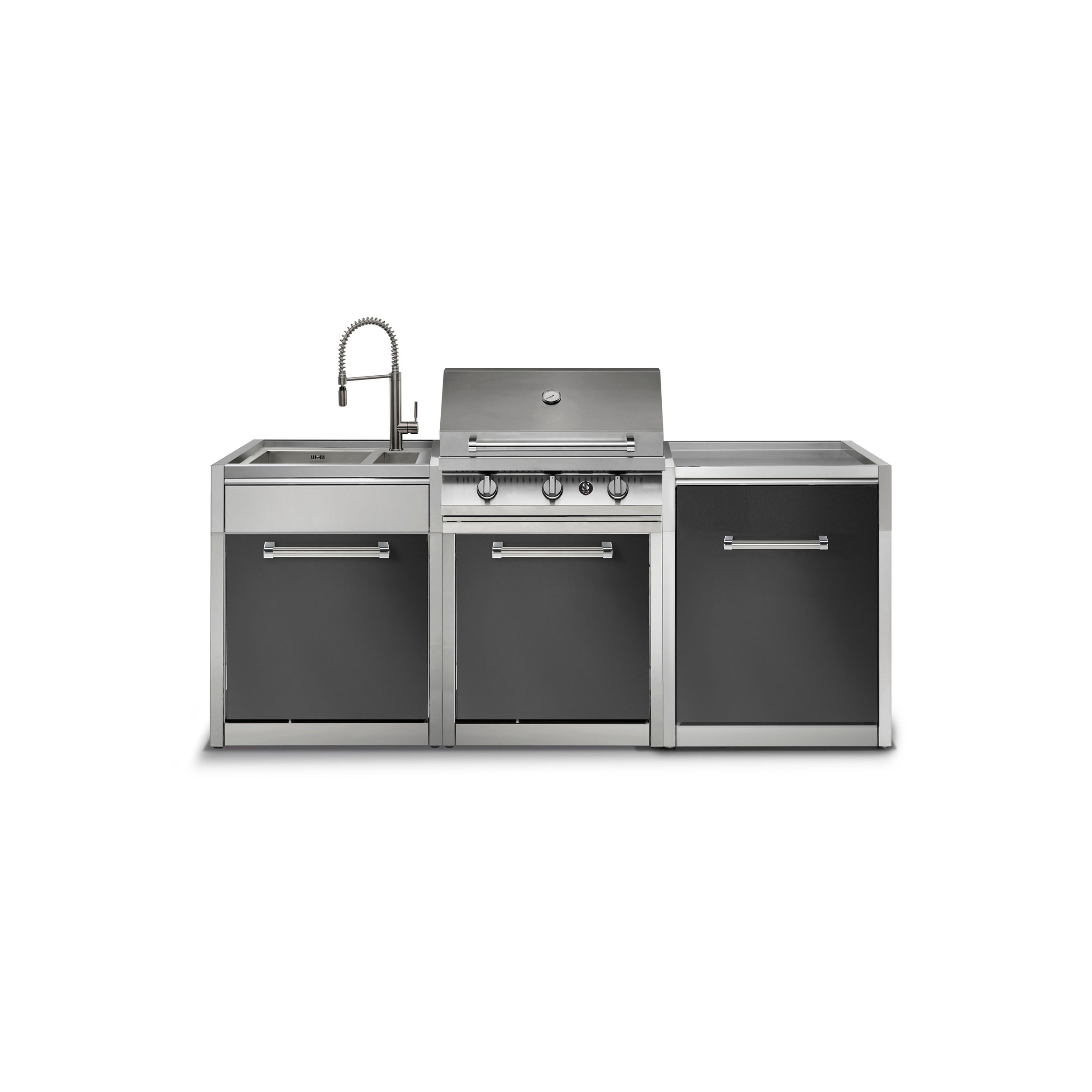 ΚΟΥΖΙΝΑ ΕΞΩΤΕΡΙΚΗΣ ΧΡΗΣΗΣ STEEL SWING 7SK7BQRB21063AN | BBQ STEEL 70εκ. | ΨΥΓΕΙΟ ΜΕ ΚΑΤΑΨΥΞΗ